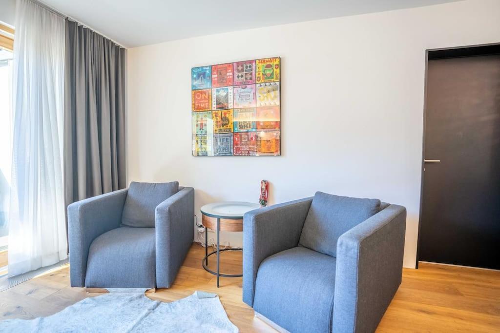 צרמט Moderne Wohnung Mit Ausblick Und Viel Sonne מראה חיצוני תמונה